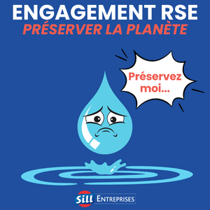 Préservation de l'eau, un engagement RSE pour Sill entreprises